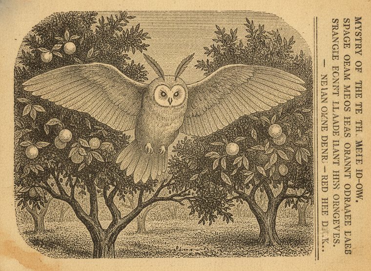 Purported evidence of the Hammock Owl — The Warning, Oviedo, 1894